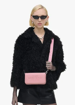 The Leather Mini Ribbon Pink Cross-Body Bag