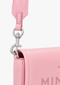 The Leather Mini Ribbon Pink Cross-Body Bag
