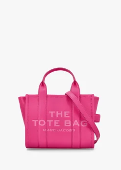 The Leather Small Hot Pink Tote Bag