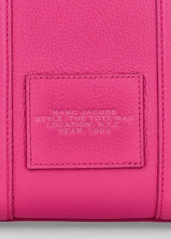 The Leather Small Hot Pink Tote Bag