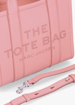 The Leather Small Ribbon Pink Tote Bag