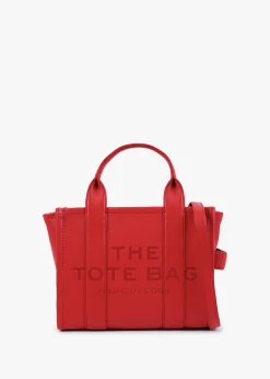 The Leather Small True Red Tote Bag