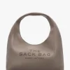 The Sack Large Cement Leather Shoulder Bag