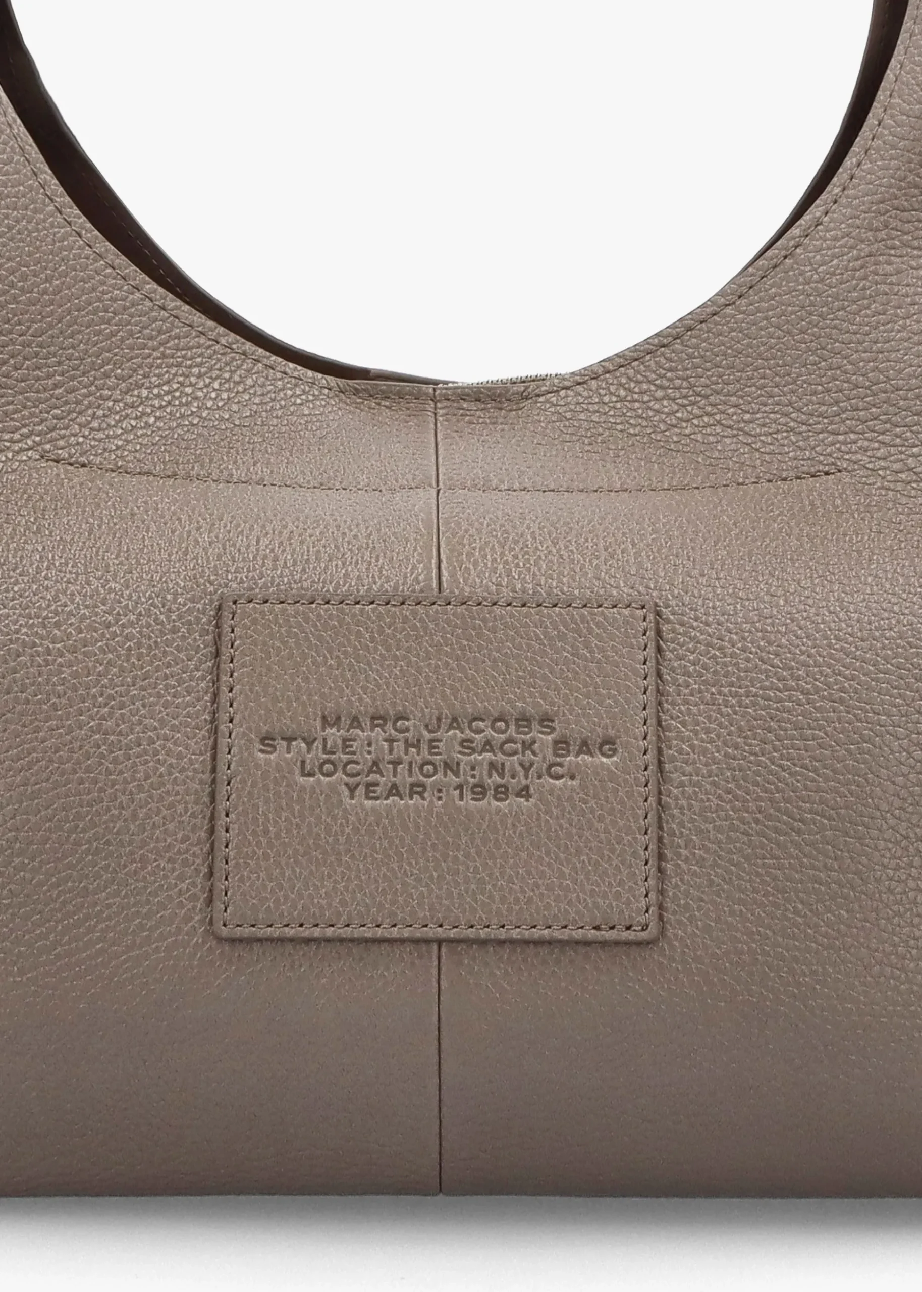 The Sack Large Cement Leather Shoulder Bag