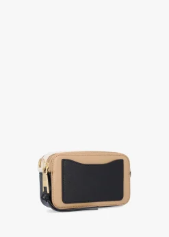 The Snapshot Camel Multi Leather Camera Bag