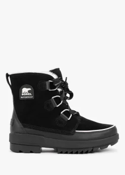 Torino II Parc Shearling Black Leather Waterproof Boots