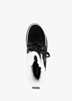 Torino II Parc Shearling Black Leather Waterproof Boots