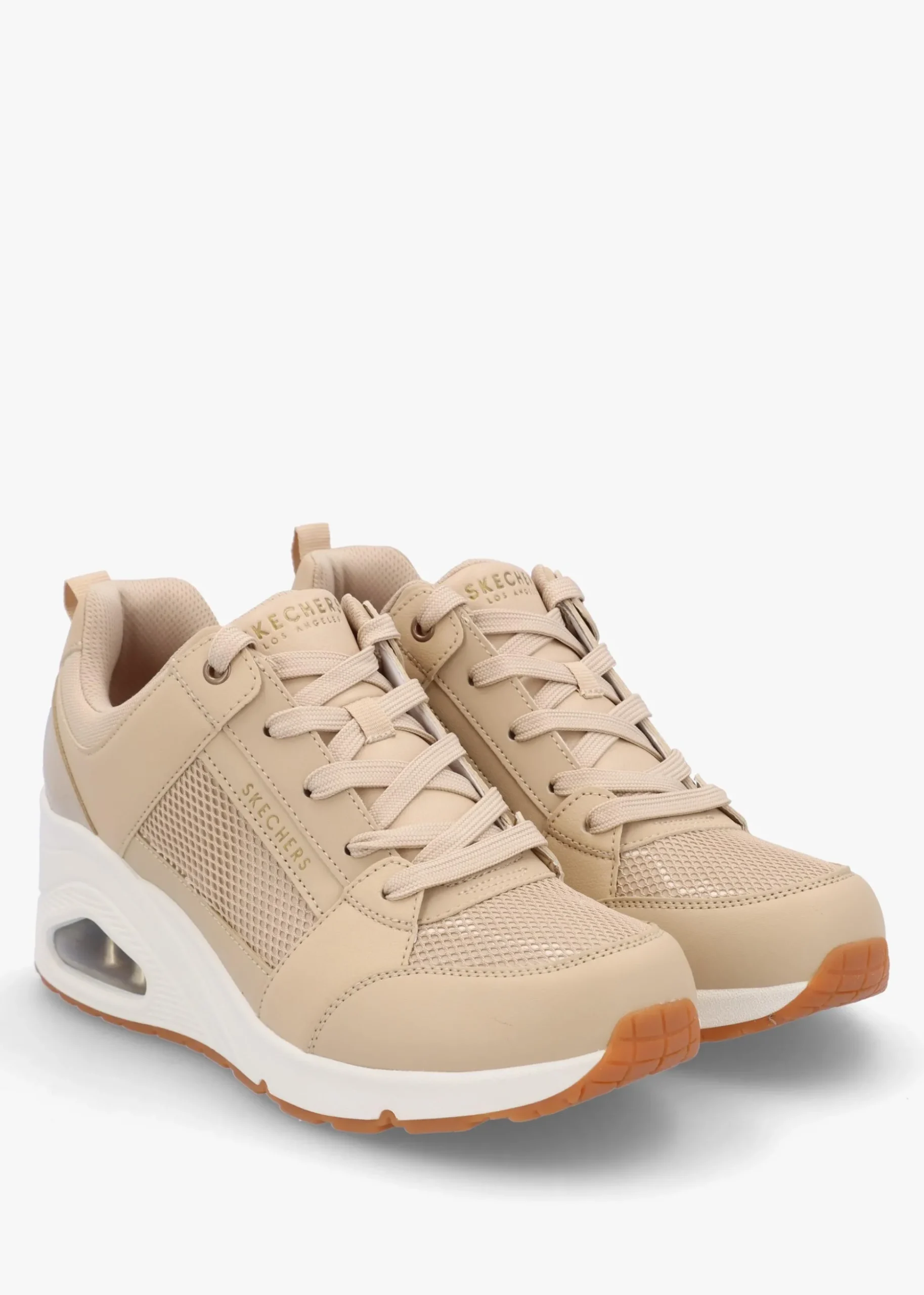 Uno Everything Nice Natural Wedge Trainers