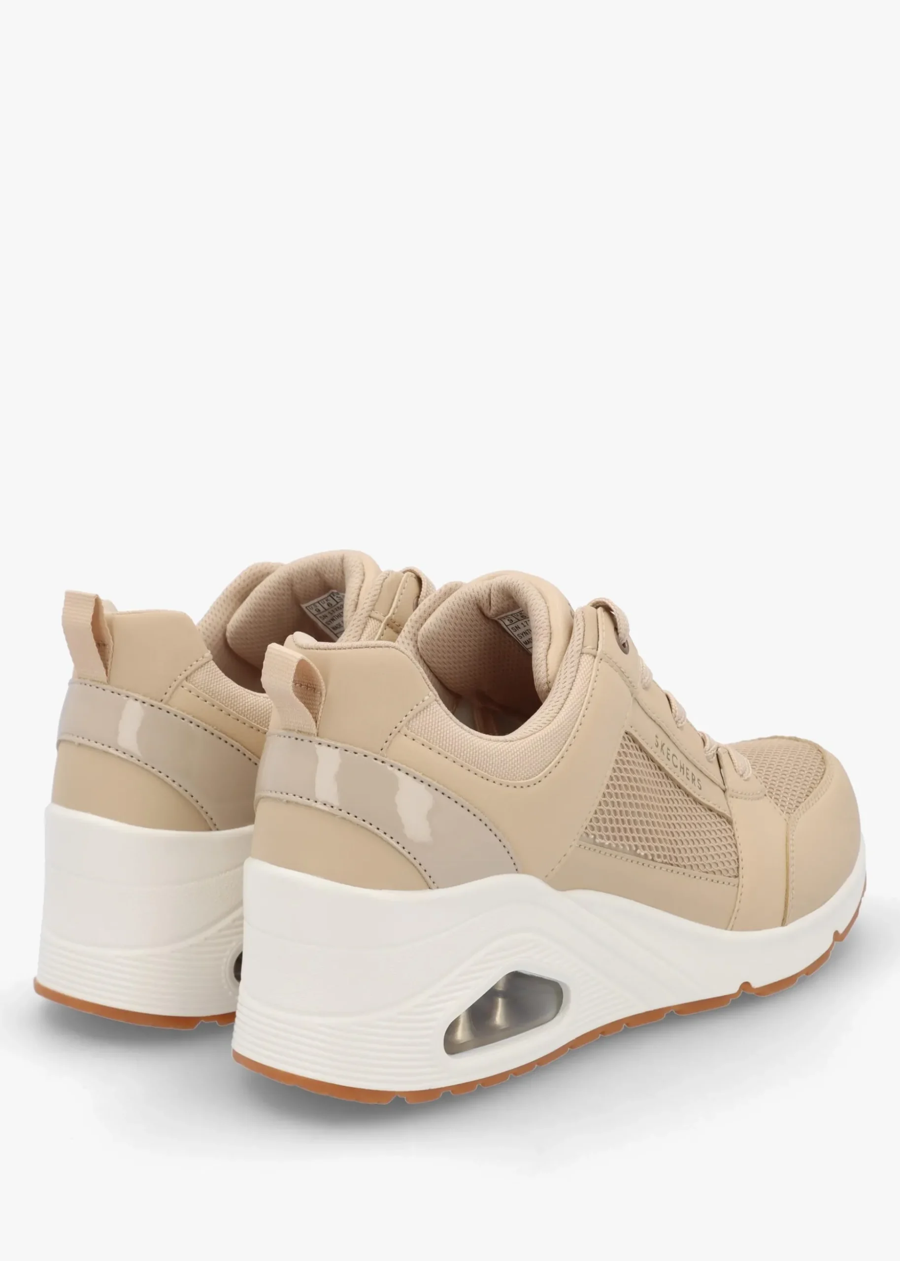 Uno Everything Nice Natural Wedge Trainers