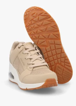 Uno Everything Nice Natural Wedge Trainers