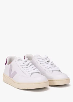 V-12 Leather Extra White Parma Magenta Trainers