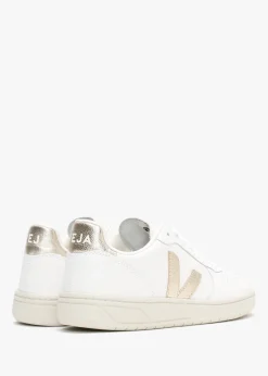 V-10 Leather Extra White Platine Trainers