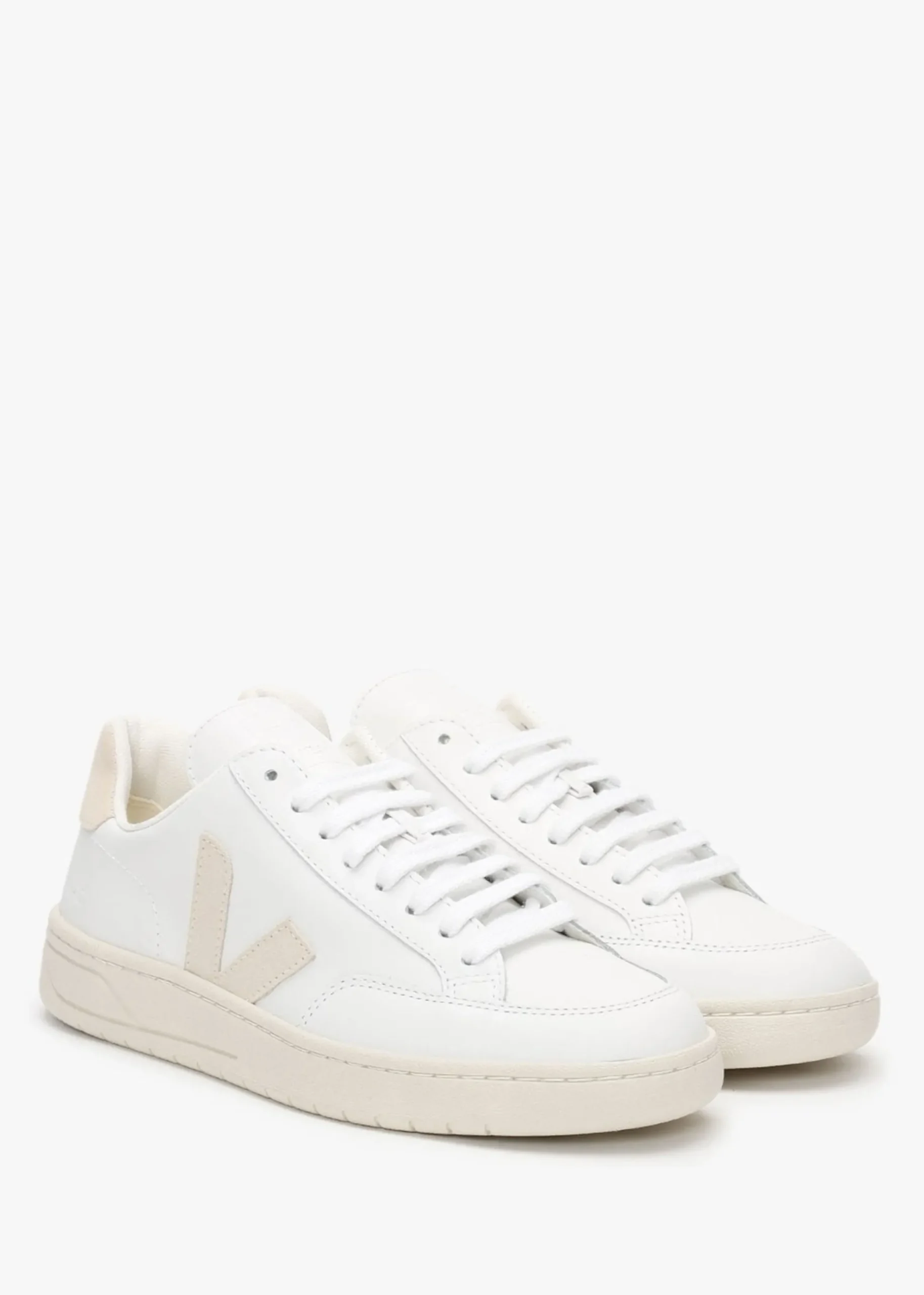 V-12 Leather Extra White Sable Trainers
