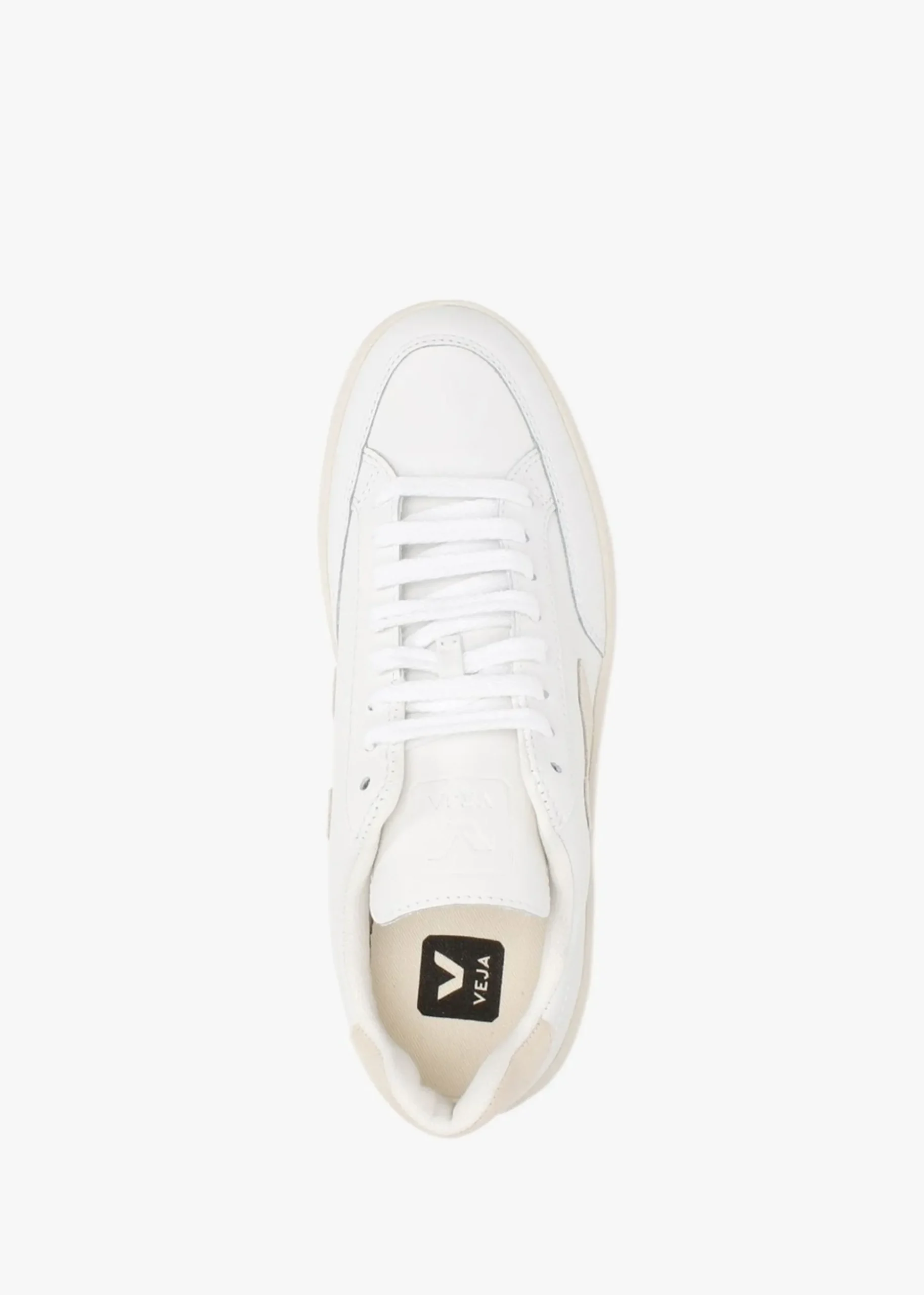 V-12 Leather Extra White Sable Trainers