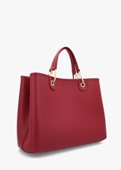 Vino Pebbled Shopper With Pouch