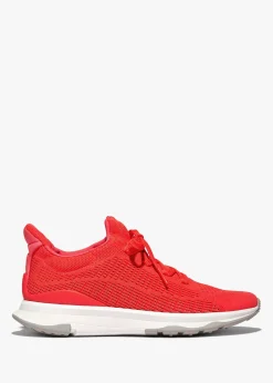Vitamin FFX Knit Neon Orange Red Trainers