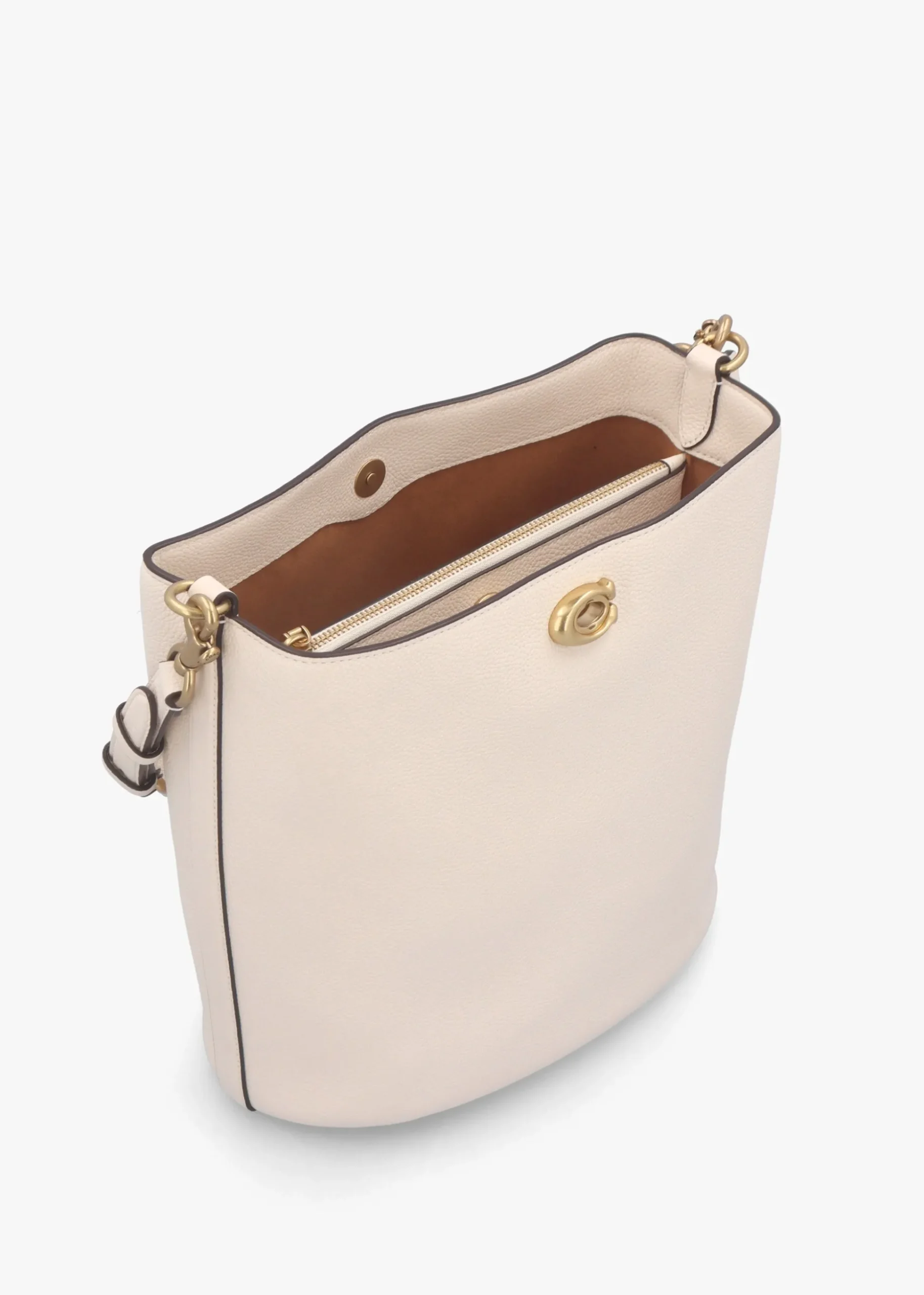 Willow Soft Chalk Bucket Bag