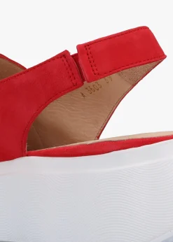 Winger Rojo Suede Knotted Sling Back Moccasins