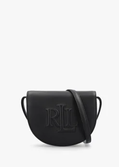 Witley Medium Black Leather Cross-Body Bag
