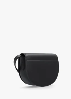 Witley Medium Black Leather Cross-Body Bag