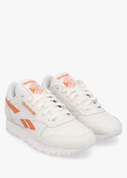 Women's Classic Chalk Terracotta Leather Trainers