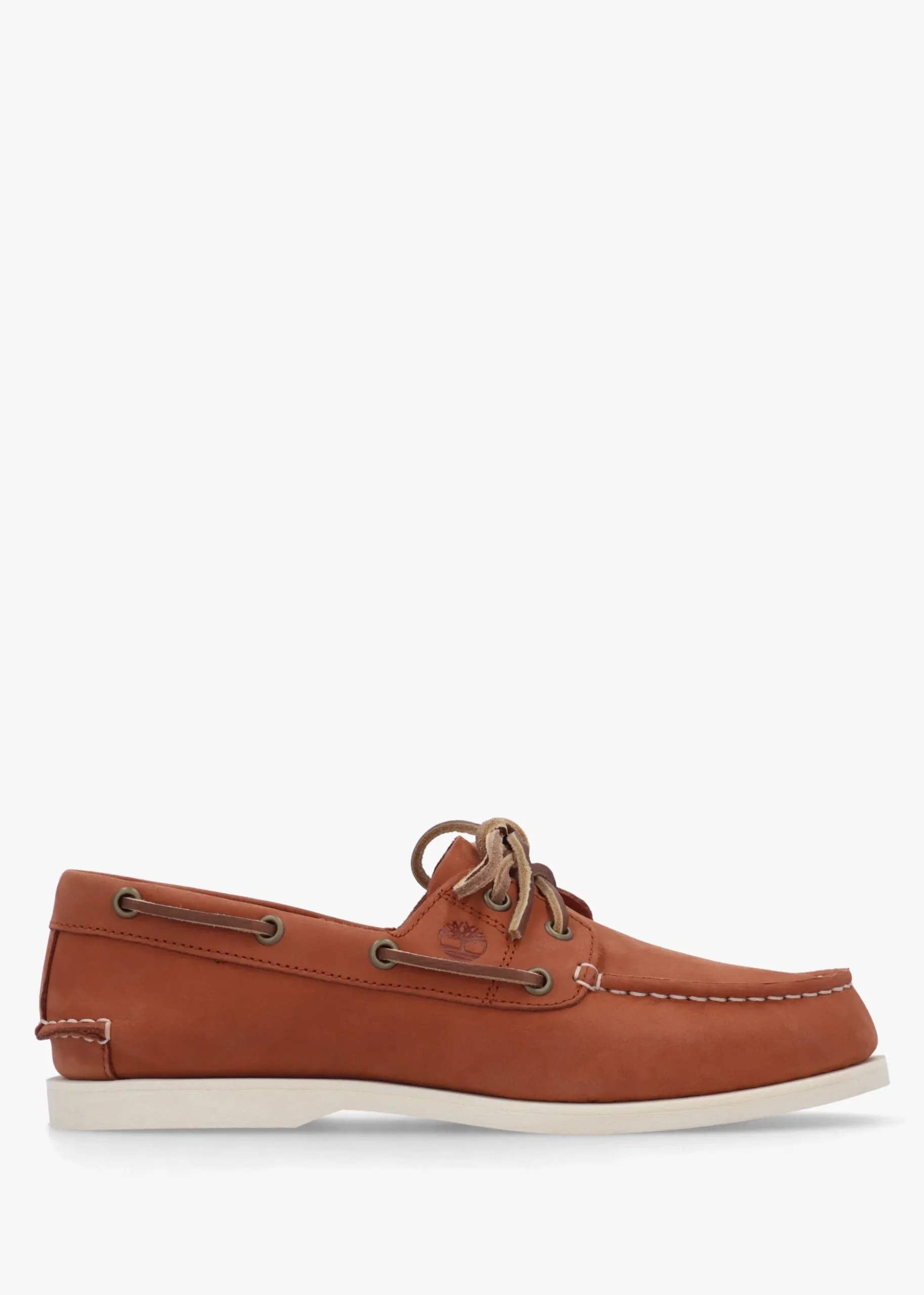 Women’s Classic Rust Nubuck Leather Boat Shoes
