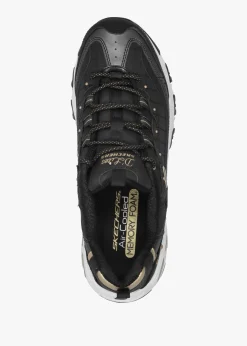 Women’s D’Lites Night Black & Gold Trainers