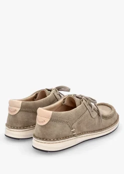 Women’s Pasadena Taupe Suede Moccasins