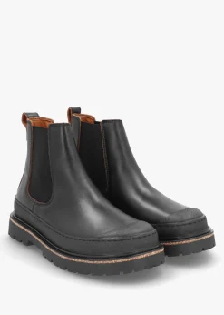 Women’s Prescott Black Leather Chelsea Boots