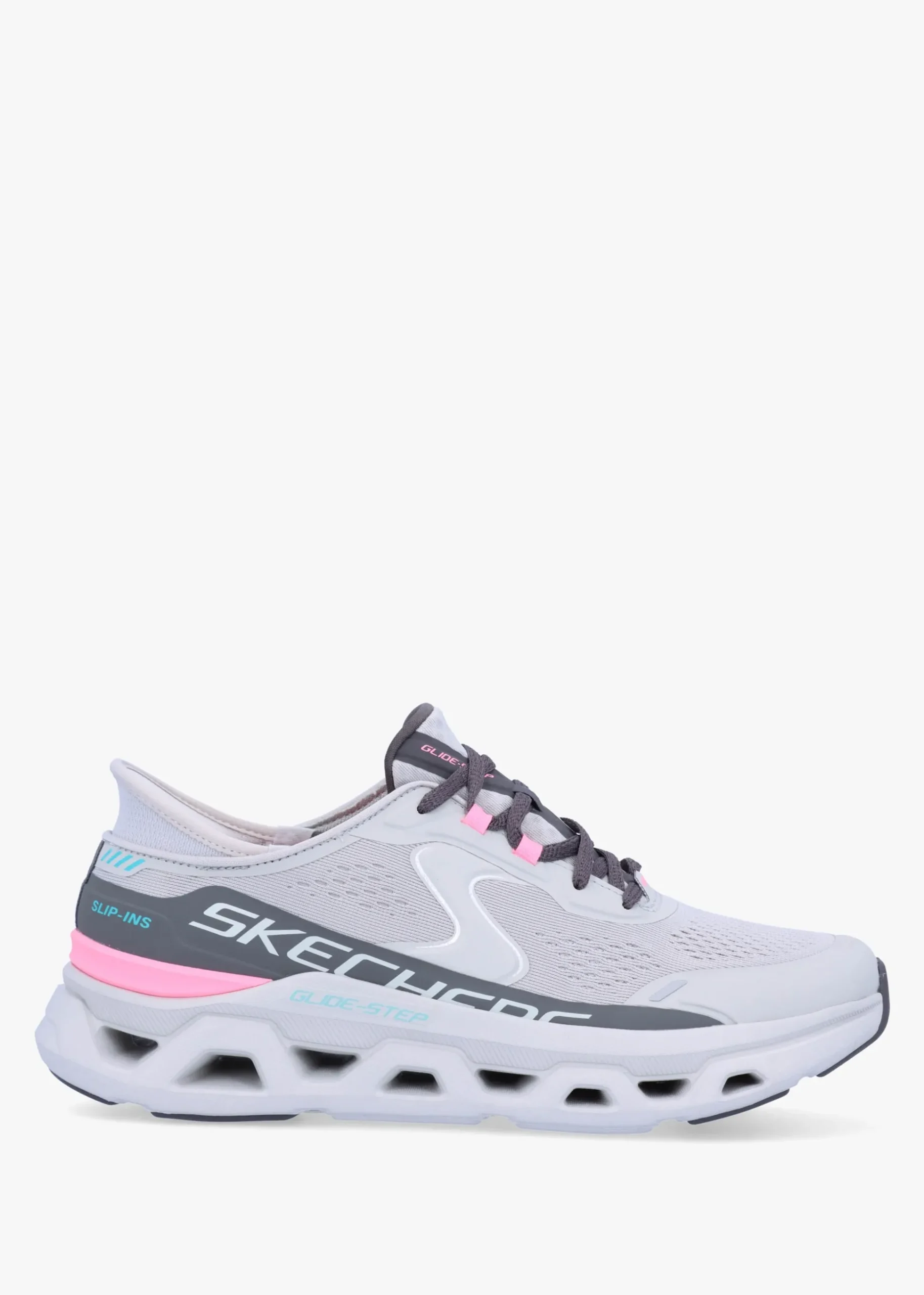 Women's Slip Ins Glide-Step Altus Gray Pink Trainers