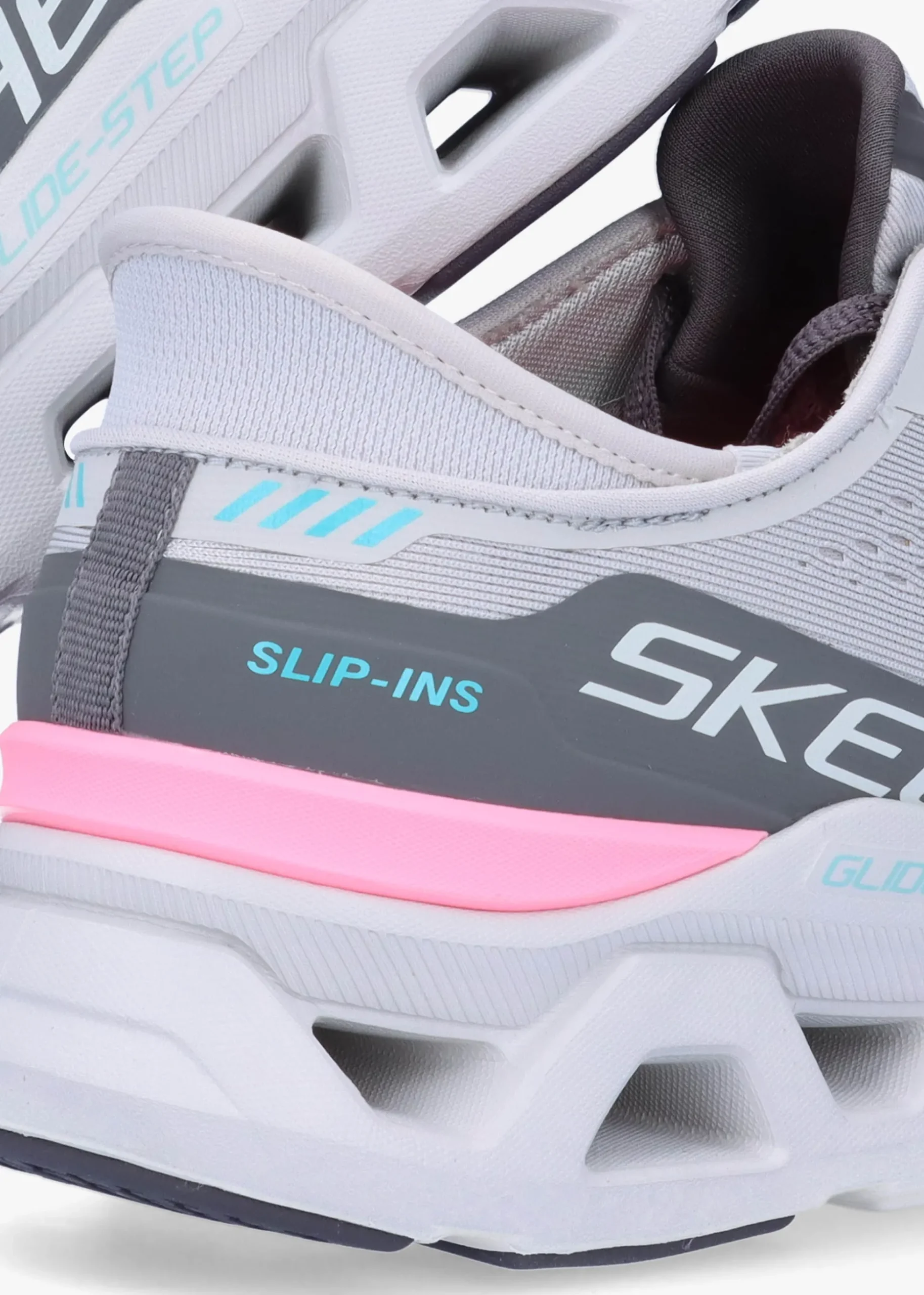 Women's Slip Ins Glide-Step Altus Gray Pink Trainers