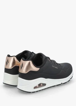 Women’s Uno Shimmer Away Black Trainers