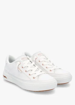 Women’s Vegan Arch Fit Meet Ya There White Trainers