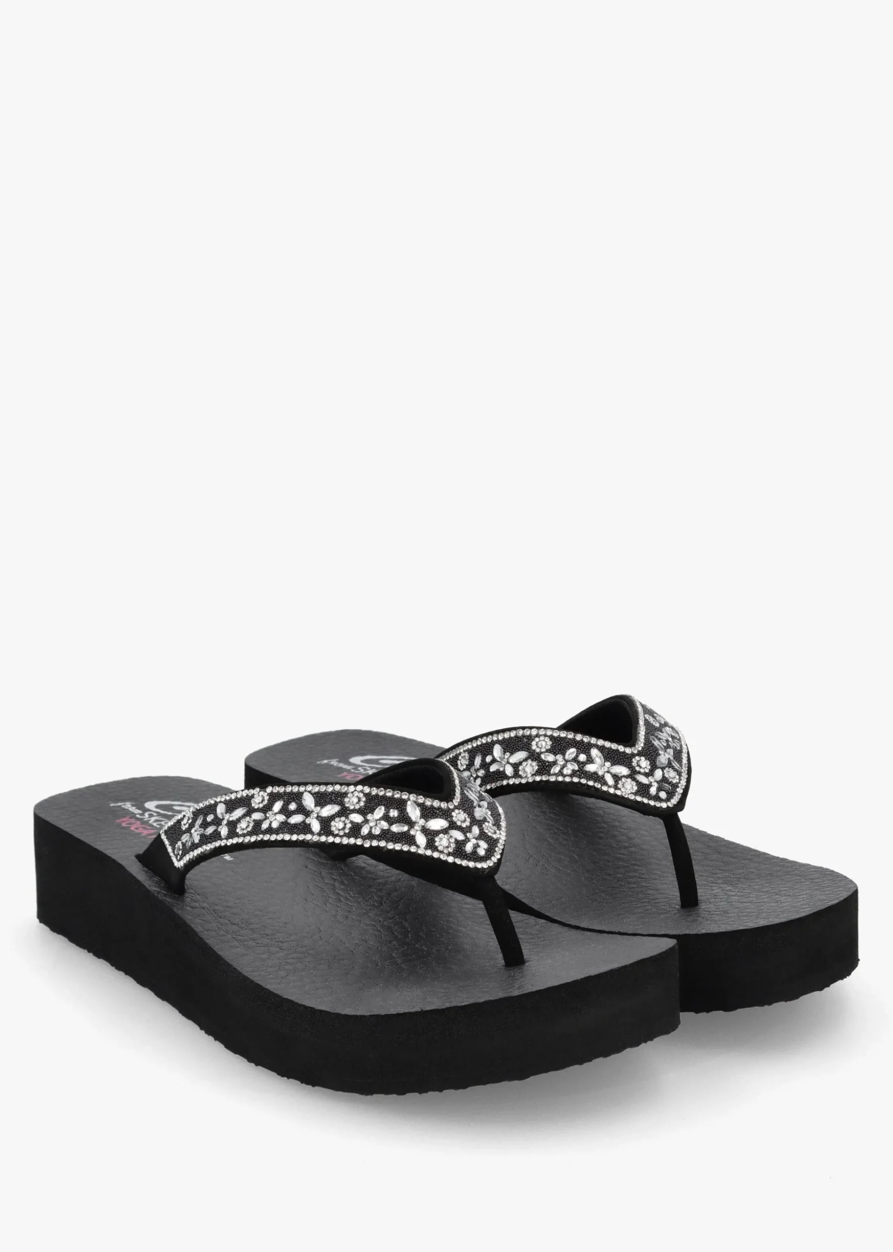 Women’s Vinyasa Butterfly Kiss Black Flip Flops