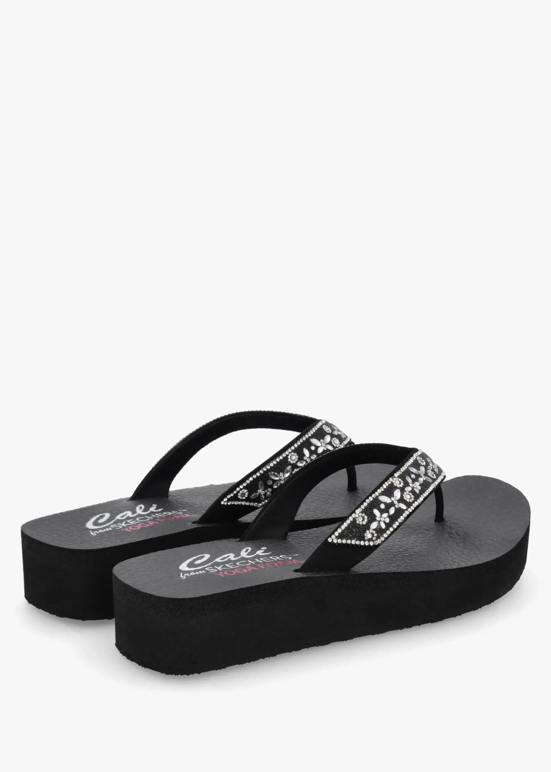 Women’s Vinyasa Butterfly Kiss Black Flip Flops