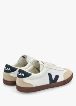 Women's Volley O.T Leather White Nautico Bark Trainers