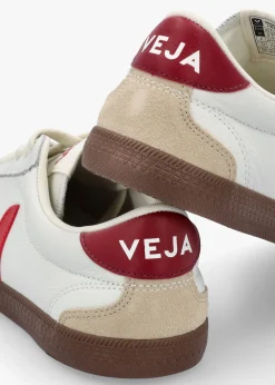 Women's Volley O.T Leather White Pekin Bark Trainers
