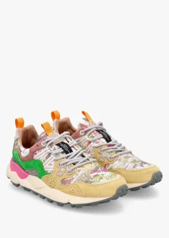 Women's Yamano 3 Salmon Multi Suede & Fabric Trainers