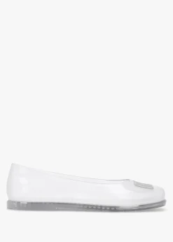 x Melissa Ruby Clear Ballet Pumps