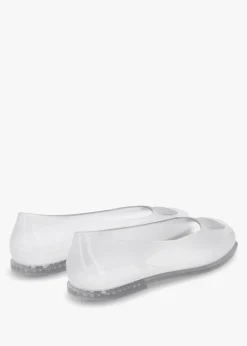 x Melissa Ruby Clear Ballet Pumps