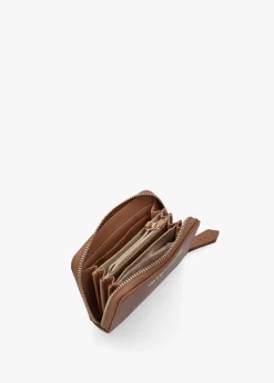 Zero II Cuoio Zip Around Purse